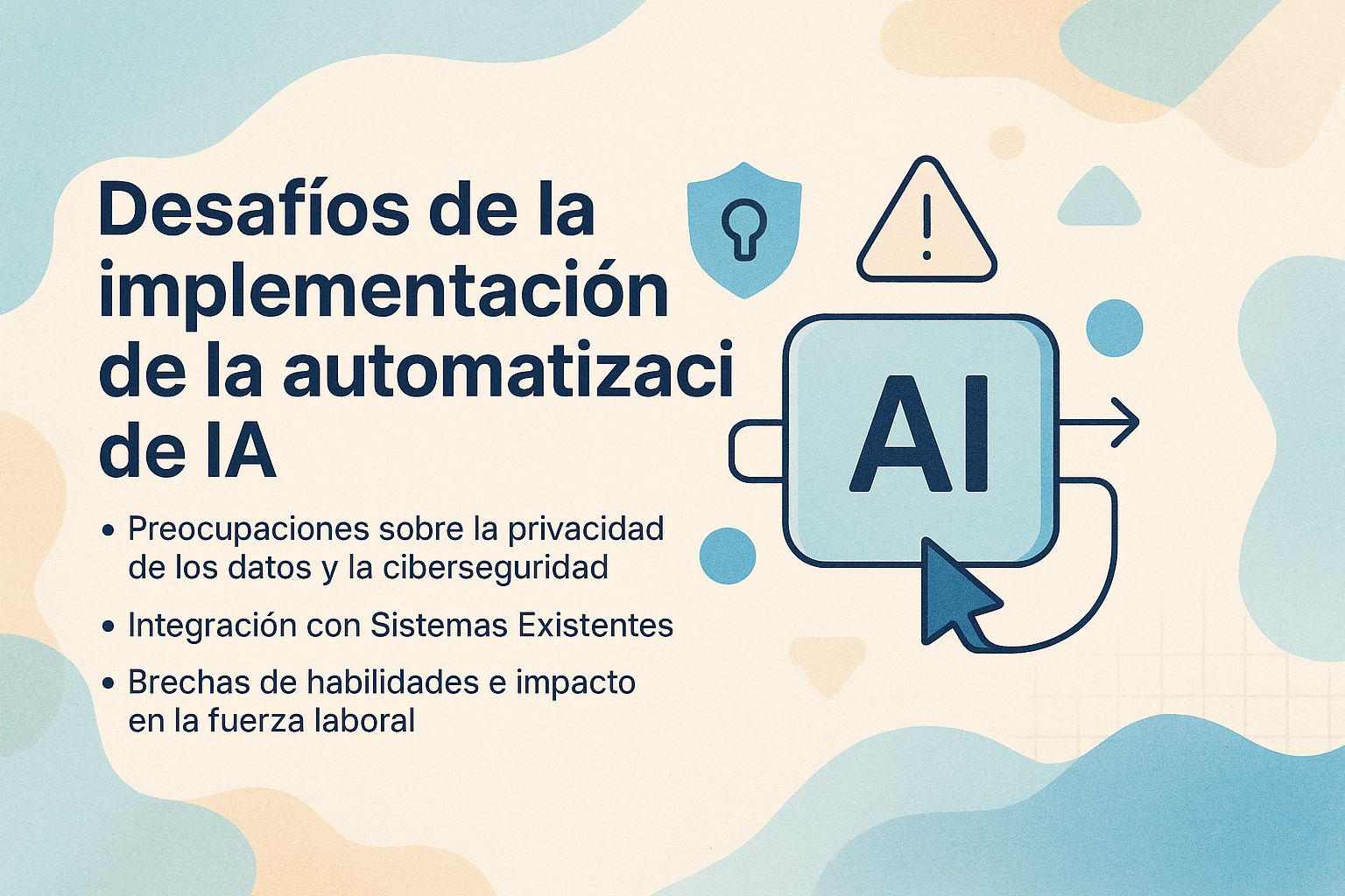 Desafíos de la implementación de la automatización de IA
