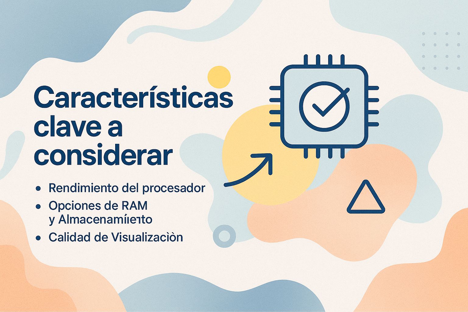 Características clave a considerar