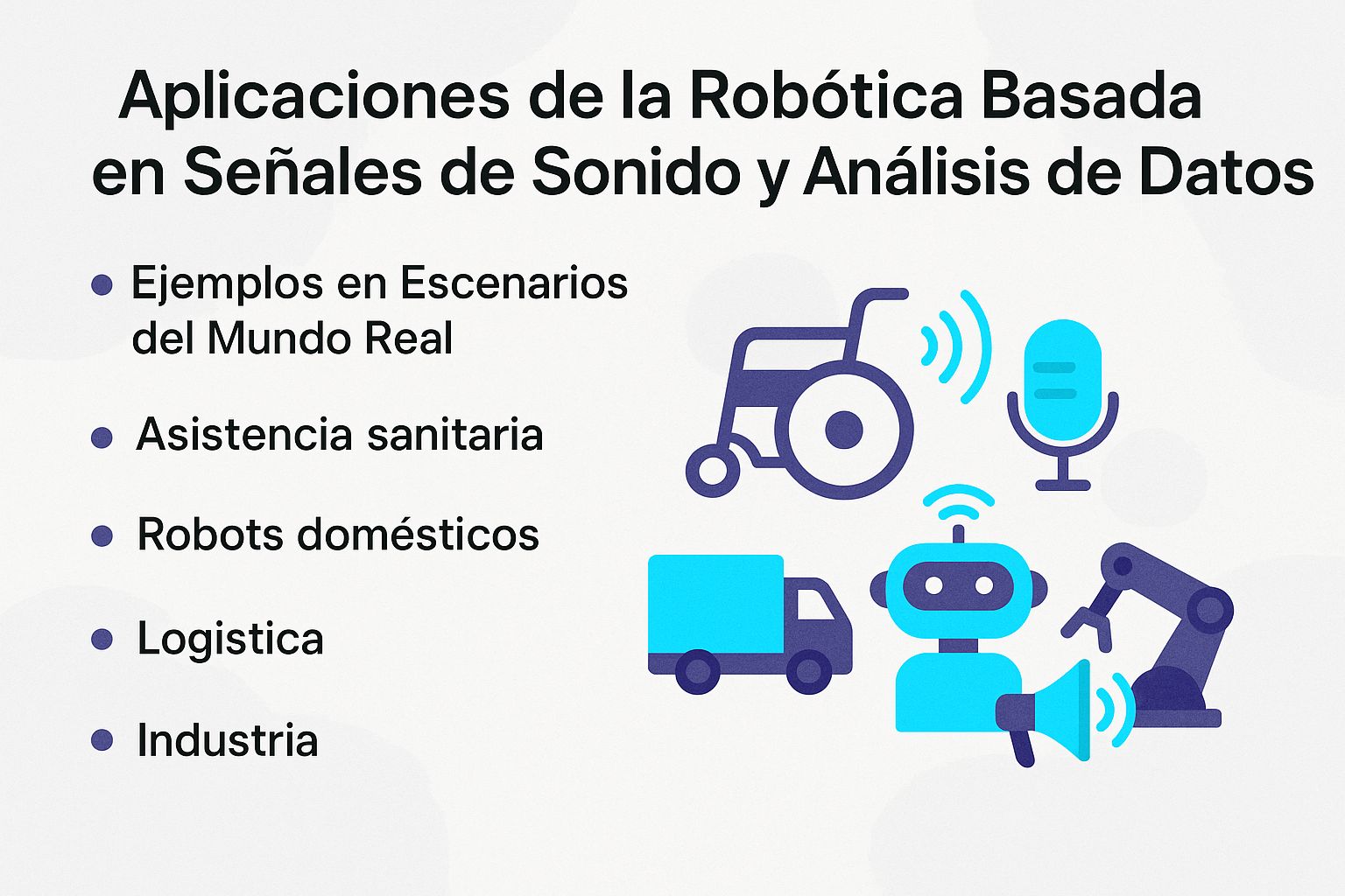 Aplicaciones de la Robótica Basada en Señales de Sonido y Análisis de Datos