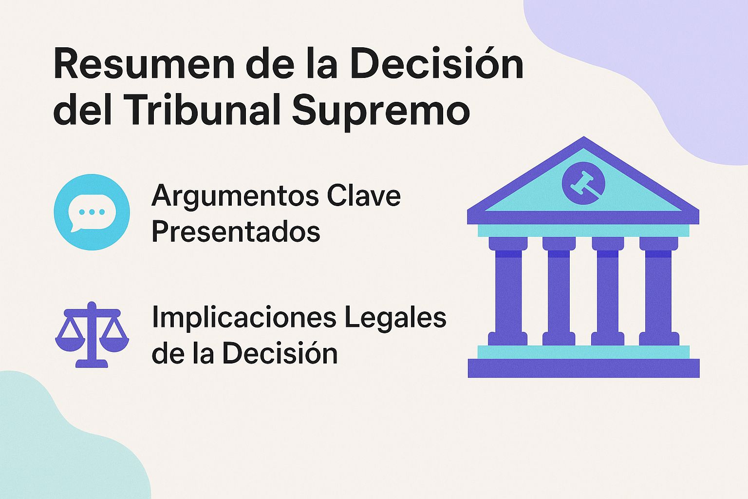 Resumen de la Decisión del Tribunal Supremo