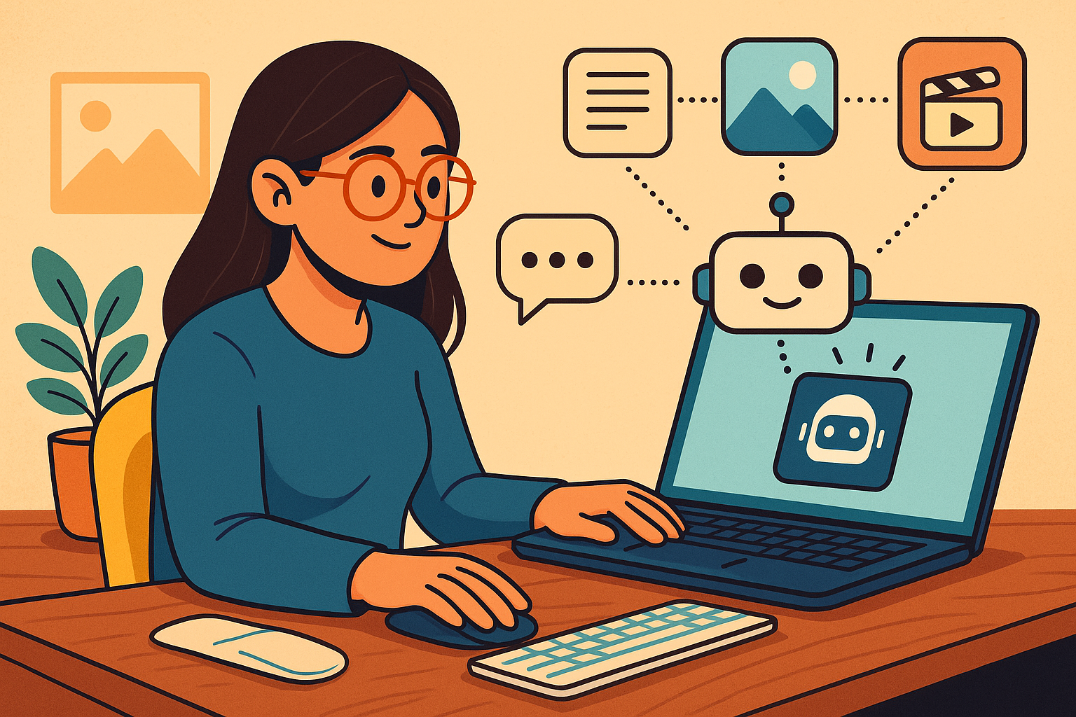 Guía 2025: cómo usar IA generativa (gratis vs PRO) para crear más y mejor 🚀🧠