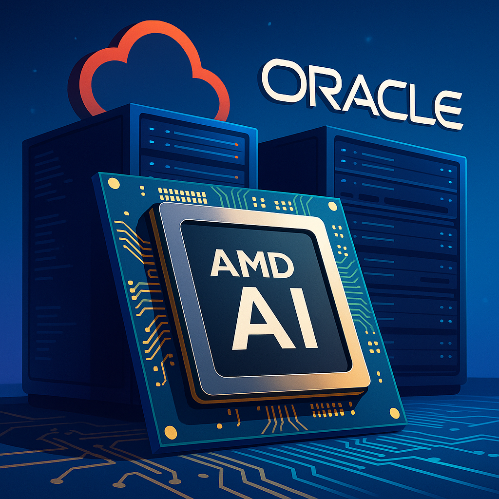 💥 Oracle apuesta fuerte: 50.000 chips AMD MI300 para desafiar a Nvidia